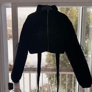 Women's Black Cropped Jacket